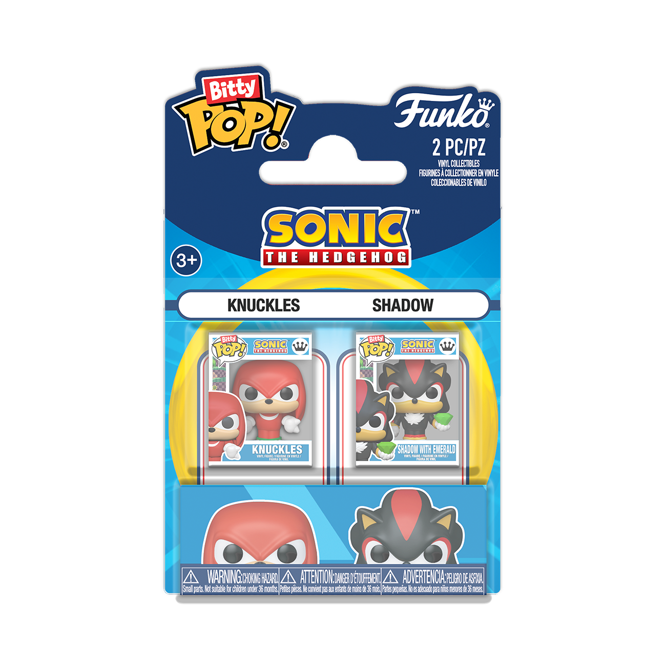 Funko Bitty Pop! Knuckles & Shadow 2-Pack
